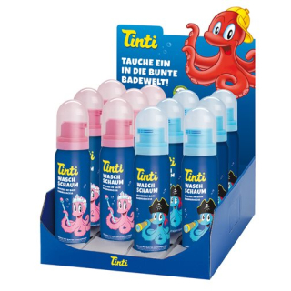 Tinti wash foam mix blue/pink 12 pieces German/French/Italy