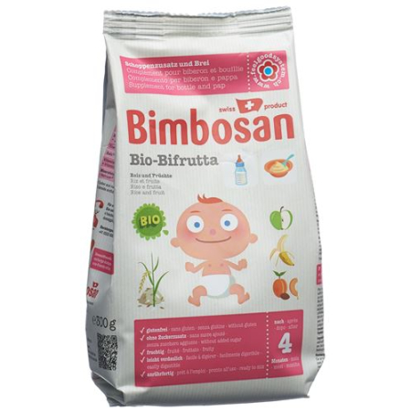 Bimbosan Organic Bifrutta Powder Rice + Fruit Refil 300 g