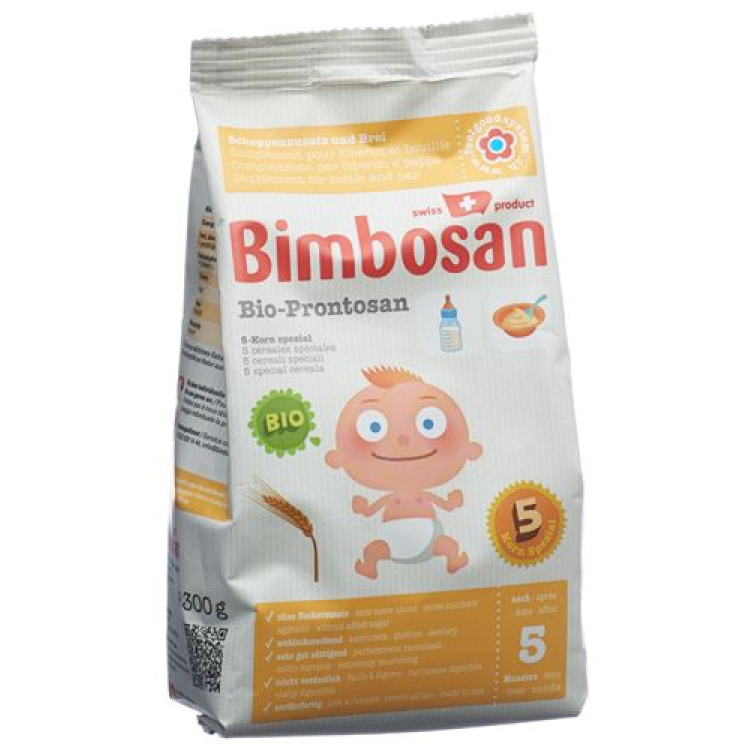 Bimbosan Bio Prontosan pulver 5-korns refill 300 g