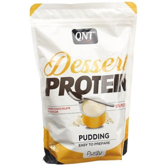QNT Dessert Protein Pudding White Chocolate 480g