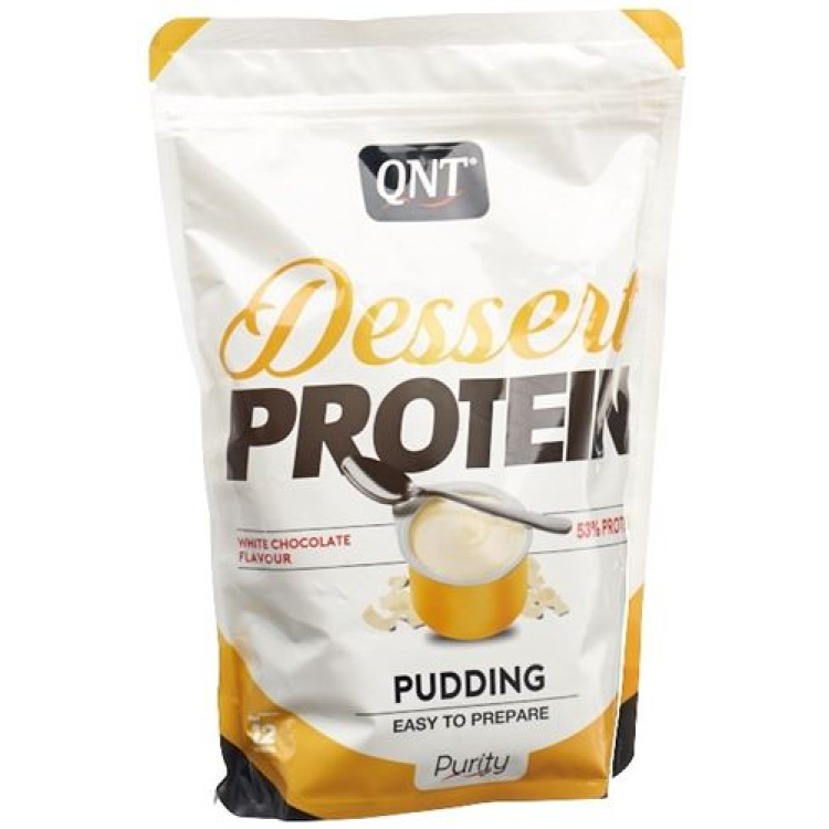 QNT Dessert Protein Pudding White Chocolate 480 g