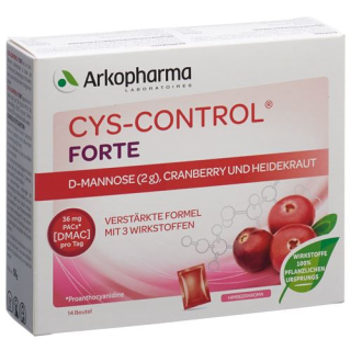 Cys-control Forte D-Mannose Cranberry Heather Btl 14 pcs