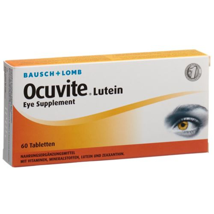 Tablet Ocuvite lutein 60 pcs