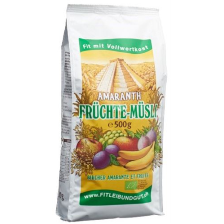 Leibundgut Amaranth Fruit Muesli Organic Bag 500 g