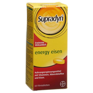 Supradyn Energy iron 60 filmovertrukne tabletter