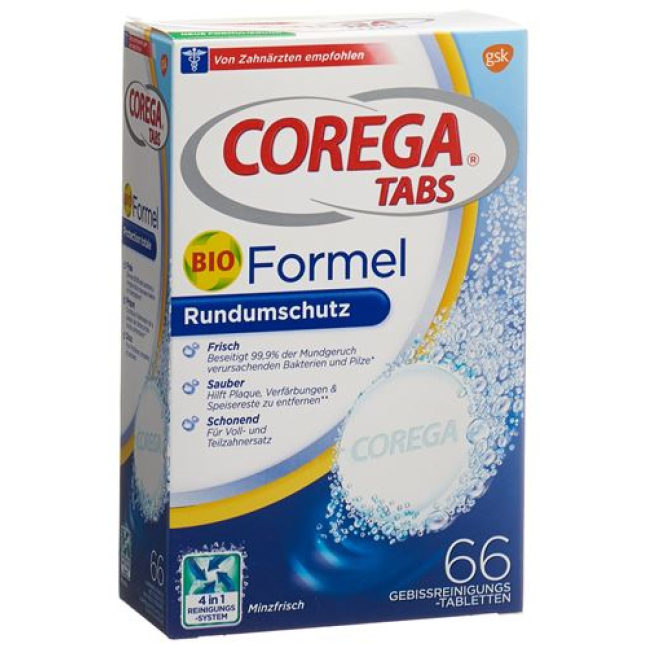 Corega Bio formule 66 pcs