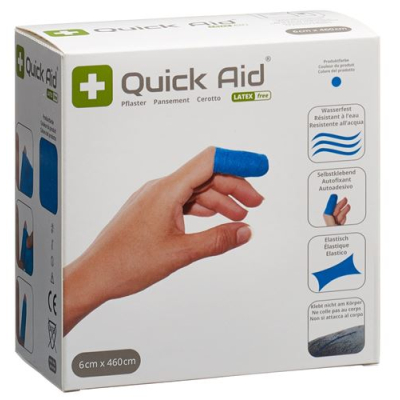 Quick aid plasterləri 6x460cm latekssiz mavi rol