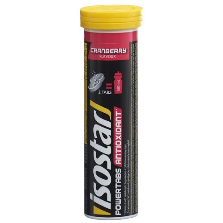 Isostar Power Tabs Brausetabl Cranberry 10 τεμ