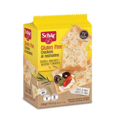 Warping crackers al rosmarino glutenfri 210 g