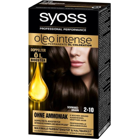 black brown Syoss Oleo Intense 2-10