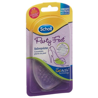 Scholl party feet כרית כדור 1 זוג