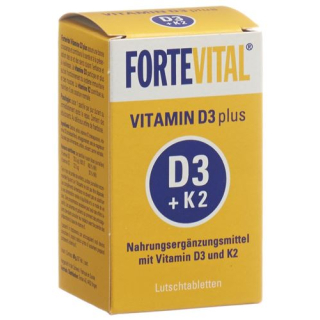 फोर्टेविटल विटामिन डी3 प्लस लोजेंज, जार 60 ग्राम