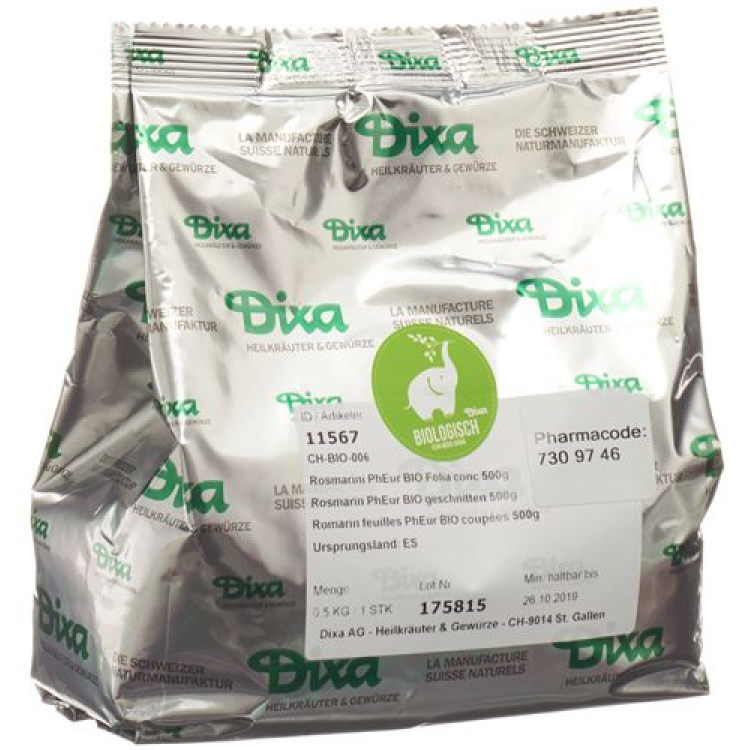 Dixa rosemary PhEur BIO cut 1 kg