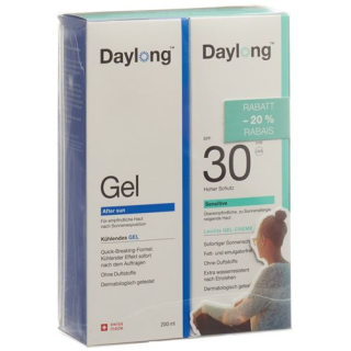 Daylong Sensitive Gel-Creme SPF30 & After sun Gel 2x200ml -2