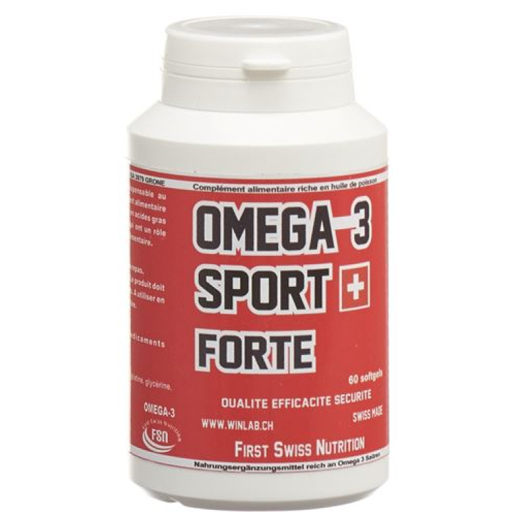 Omega-3 Sport Forte FSN 1000 mg 60 kapslar