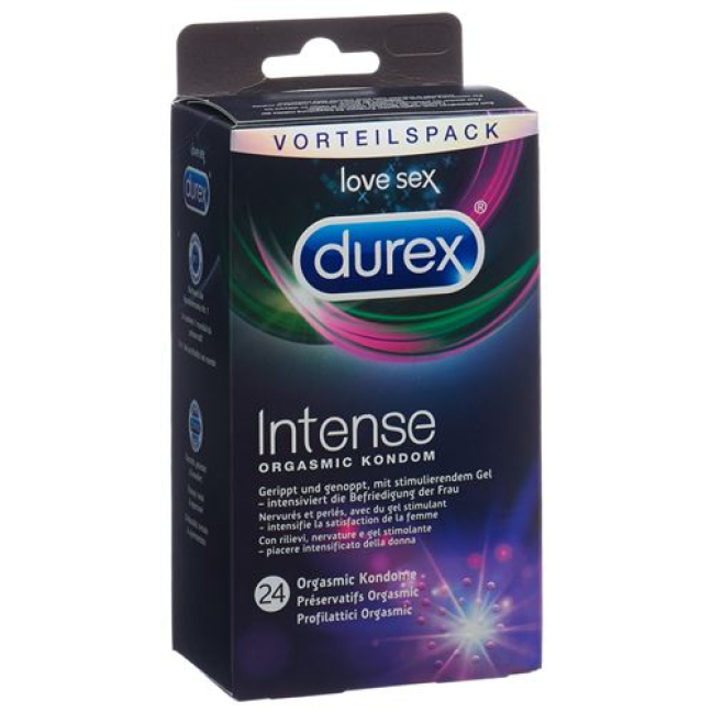 Durex Intense Orgasmic Condoms Big Pack 24 pieces