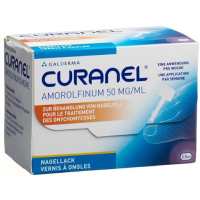 Curanel nail polish Amorolfinum 50 mg / ml 2.5 ml Fl