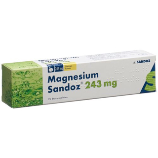 Magnesium Sandoz effervescent tablets 20 pcs