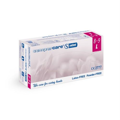 Sempercare velvet l стерилни без пудра 200 бр