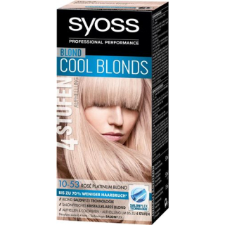 Syoss Baseline 10-53 Rose Platinum Blonde