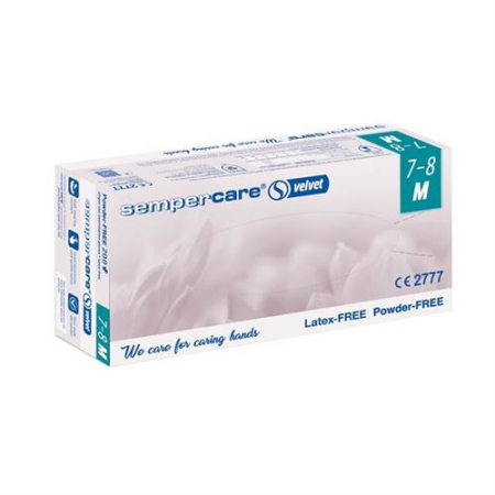 Sempercare Velvet M Sterile Powder Free Gloves - 200 pcs