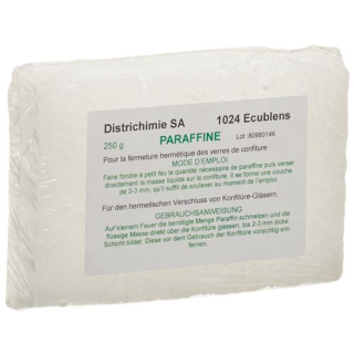 Parafina Solid Districhemie conservante de parafina 250 g