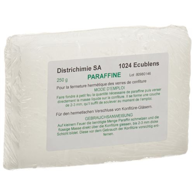 Paraffin Solid Districhemie tartósító paraffin 250 g