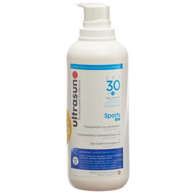 Ultrasun Sports geeli SPF 30 -25% Disp 400 ml