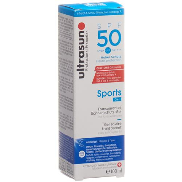 Ultrasun Sportovní gel SPF 50 Fl 100 ml