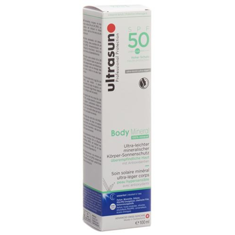 Ultrasun Body mineral SPF50 Tb 100 мл