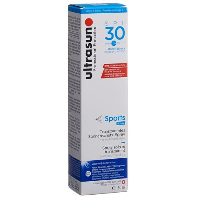 Ultrasun Sportovní sprej SPF 30 150 ml