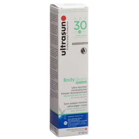 Ultrasun Body Mineral SPF30 Tb 100 មីលីលីត្រ