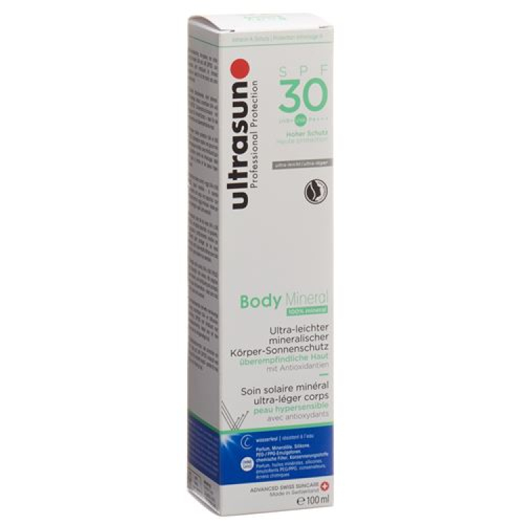 Ultrasun Lichaamsmineraal SPF30 Tb 100 ml