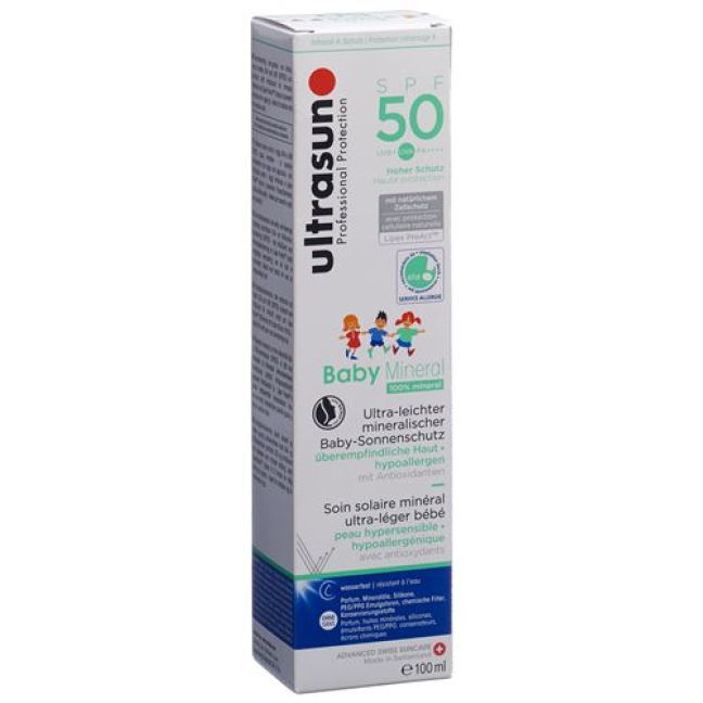 Ultrasun Baby Mineral SPF50 Tb 100 մլ
