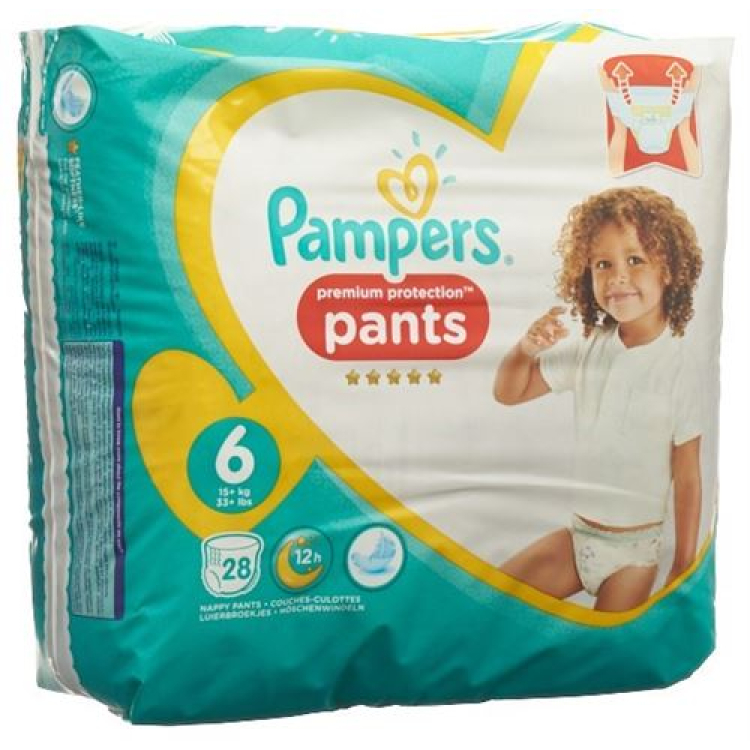 Pampers Premium Protection Pants Gr6 15+kg Extra Large Sparpack 