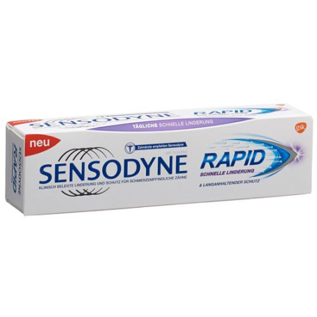 ថ្នាំដុសធ្មេញ Sensodyne Rapid Toothpaste Tb 75ml