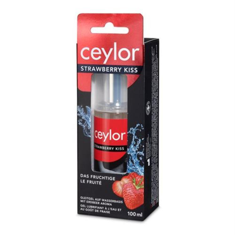 Ceylor Gleitgel Strawberry Kiss Disp 100 ml