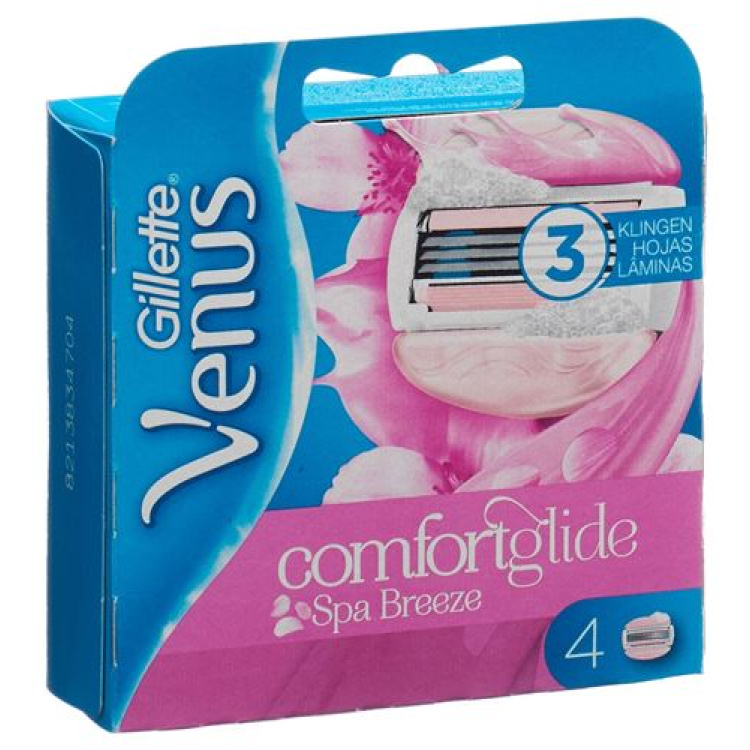 Gillette Venus Breeze Spa Comfortglide system blades 4 pcs