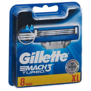 Gillette Mach3 Turbo systemblad 8 st