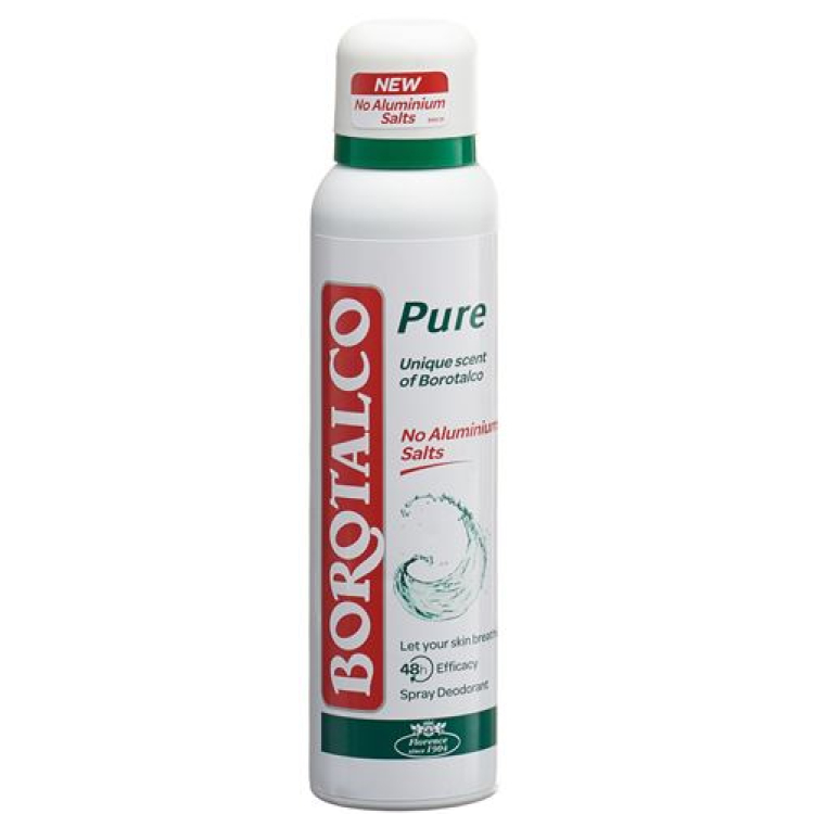 Borotalco Deo Pure Original Уникальный аромат спрея Borotalco 150 мл