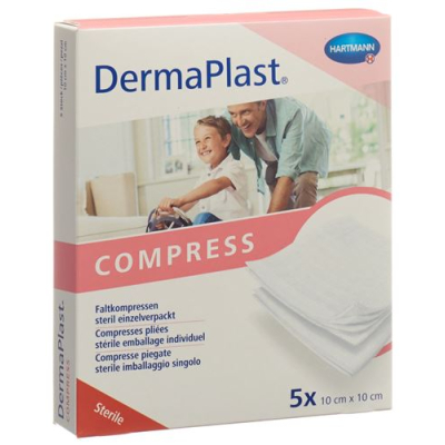 Dermaplast faltkompr typ17 10x10cm 8x 5 x 2 дана