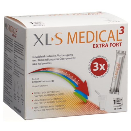 XL-S MEDICAL Extra Fort3 Çubuk 90'lı