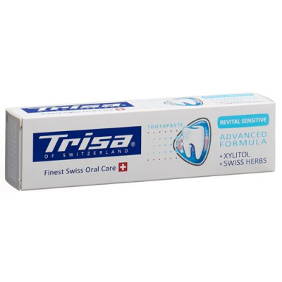 Trisa паста за зъби revital sensitive tube 75 мл