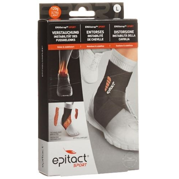 Epitact Sport ERGOstrap Fussgelenkbandage M 20-21.7cm