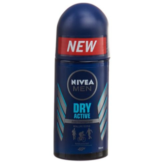 Nivea Male Dry Active Roll On 50 ml
