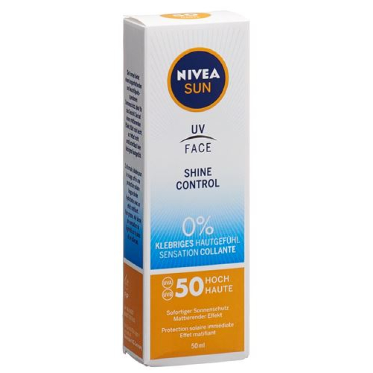 Nivea Sun UV Kontrola Połysku Twarzy SPF 50 50ml