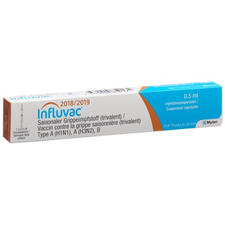 Influvac 2018/2019 Inj Susp Fertspr 0.5 ml