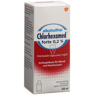 Chlorhexamed Forte Lös 0.2% alcohol-free Petfl 300 ml