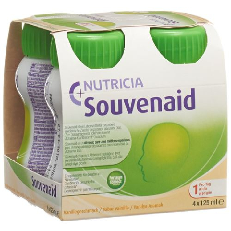 Souvenaid sip feed Vanilla 4 x 125 ml