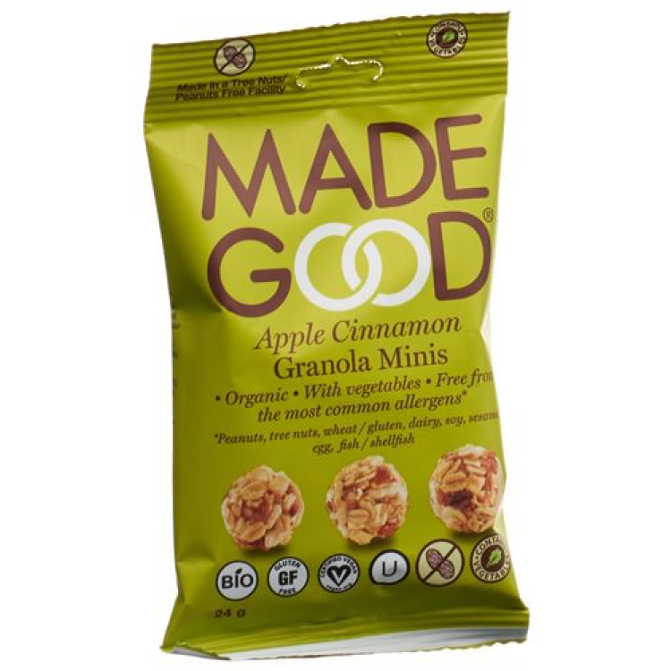 MADE GOOD Granola Apple Cinnamon Minis Btl 24 g